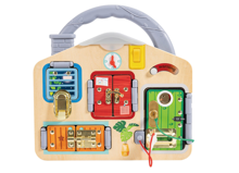 Lock & Learn Play Board with Lights & Handle