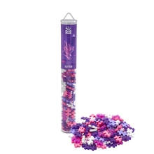 Plus-Plus - Glitter Mix, Tube with 100 pcs