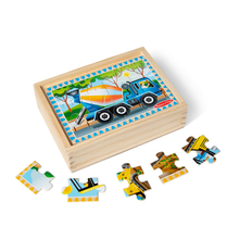 Jigsaw Puzzles in a Box - Construction, 4 x 12 pcs