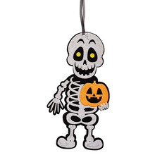 Halloween Decoration - Skeleton with Pumpkin, 1 pc