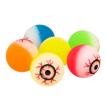 Bouncy Balls Ø3.5 cm - Eyes, 6 pcs