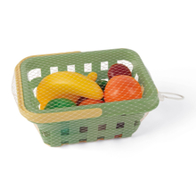 Green Garden Shopping Basket with Fruit, 10 pcs 