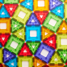Polydron KinderMag Translucent Set, 96 pcs