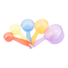Translucent Colour Measuring Cups, 5 pcs