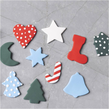 Clay/Cookie Cutters - Christmas, 10 pcs