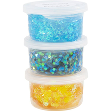 Sequin Clay 3 x 60 g - Blue & Yellow