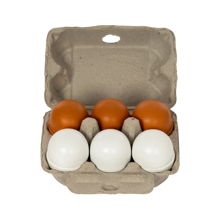 Play Food - Eggs in Carton, 6 pcs