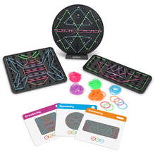 Geo-Glow Art - Geoboard Rubber Band Shapes