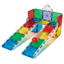 Magna-Tiles | Rail Racers Marble Run, 33 pcs