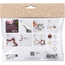 DIY Christmas Craft - Stars with Beads & Sequins