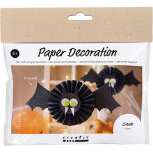 DIY Halloween Craft - Paper Bats, 2 pcs