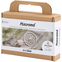 Macramé Kit - Dream Catcher with Crystal
