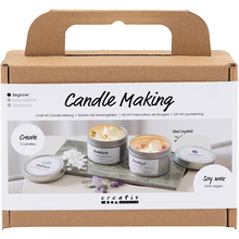DIY Candles - Soy Candles with Crystals, 2 pcs