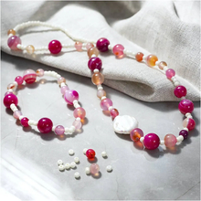 Jewelry Kit - Agate Necklace & Bracelet