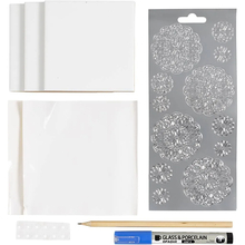 Decorate Ceramic Coasters, 3 pcs 