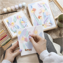 DIY Embroidery & Painting Kit - Canvases, 2 pcs