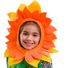Flower Costume, Size 3-7 yrs
