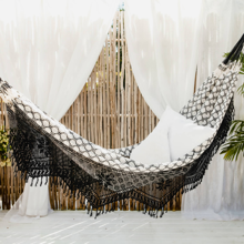 Double Hammock (Cotton) - Luxo with Fringes