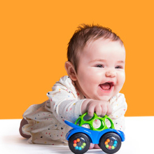 Oball - Rattle & Roll Car, Blue