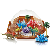 Crystal Growing Kit - Dinosaur Crystal Terrarium 