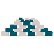 Large Building Blocks - Blue/Grey, 26 pcs 