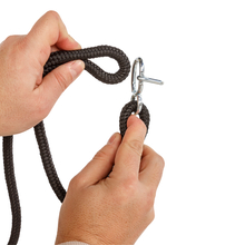 Trapeze Swing w. Metal Rings - Green (Black Rope) 