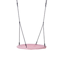 Sensory Saucer Swing Ø100 cm - Pink (Black Rope)