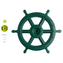 Playground Pirate Ship Wheel XXL - Dark Green/Lime