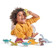 Wooden Dinosaurs, 8 pcs