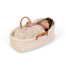 Knitted Doll Carry Cot for 30 cm Doll