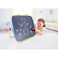 Tabletop Easel with Chalkboard & Whiteboard 