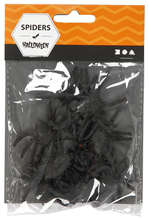 Plastic Spiders 4 cm, 10 pcs