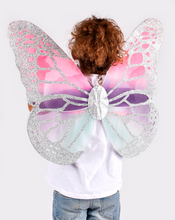 Set of Silver Glitter Wings