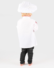 Chef Jacket & Hat, size 4-6 years