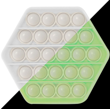 Fidget Popper - Glow-in-the-Dark Hexagon, 1 pc