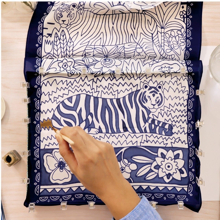 Atelier 10 - Silk Painting (Tigers)