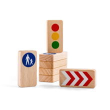 Car Track Accessories - Traffic Signs, 8 pcs