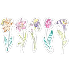 Colour Your Own Bookmarks - Flowers, 20 pcs