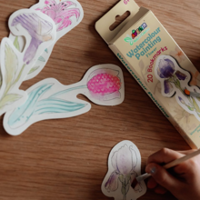 Colour Your Own Bookmarks - Flowers, 20 pcs