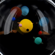 3D Solar System Crystal Ball, 8 cm 