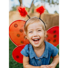 Ladybug Costume - Wings & Headband, Size 3-7 yrs