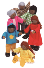 Dollhouse People - Happy Family of Six, 11 cm