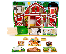 Hide & Seek Farm Magnetic Puzzle Board