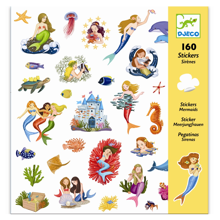 Stickers - Mermaids, 160 pcs