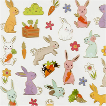 Stickers - Easter Bunnies, 1 Sheet