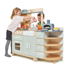 Wooden Play Kitchen - La Fiamma 
