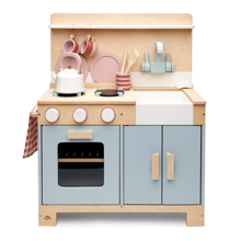 Wooden Play Kitchen, 16 pcs
