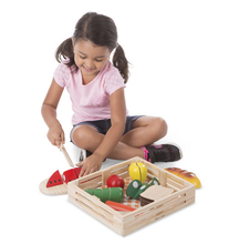 Play Food - Wooden Crate with Food