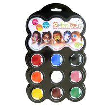 Face Paint - Palette with 9 Colours, Carnival