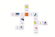 Fractions Game - Rainbow Fraction Dominoes
